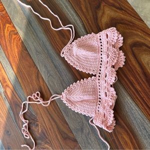 Handmade crocheted top